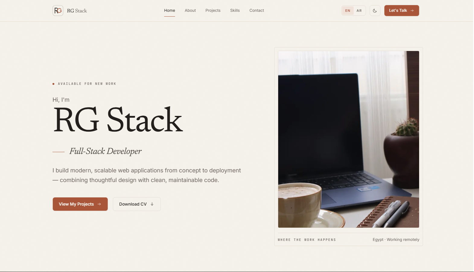 RG Stack Portfolio
